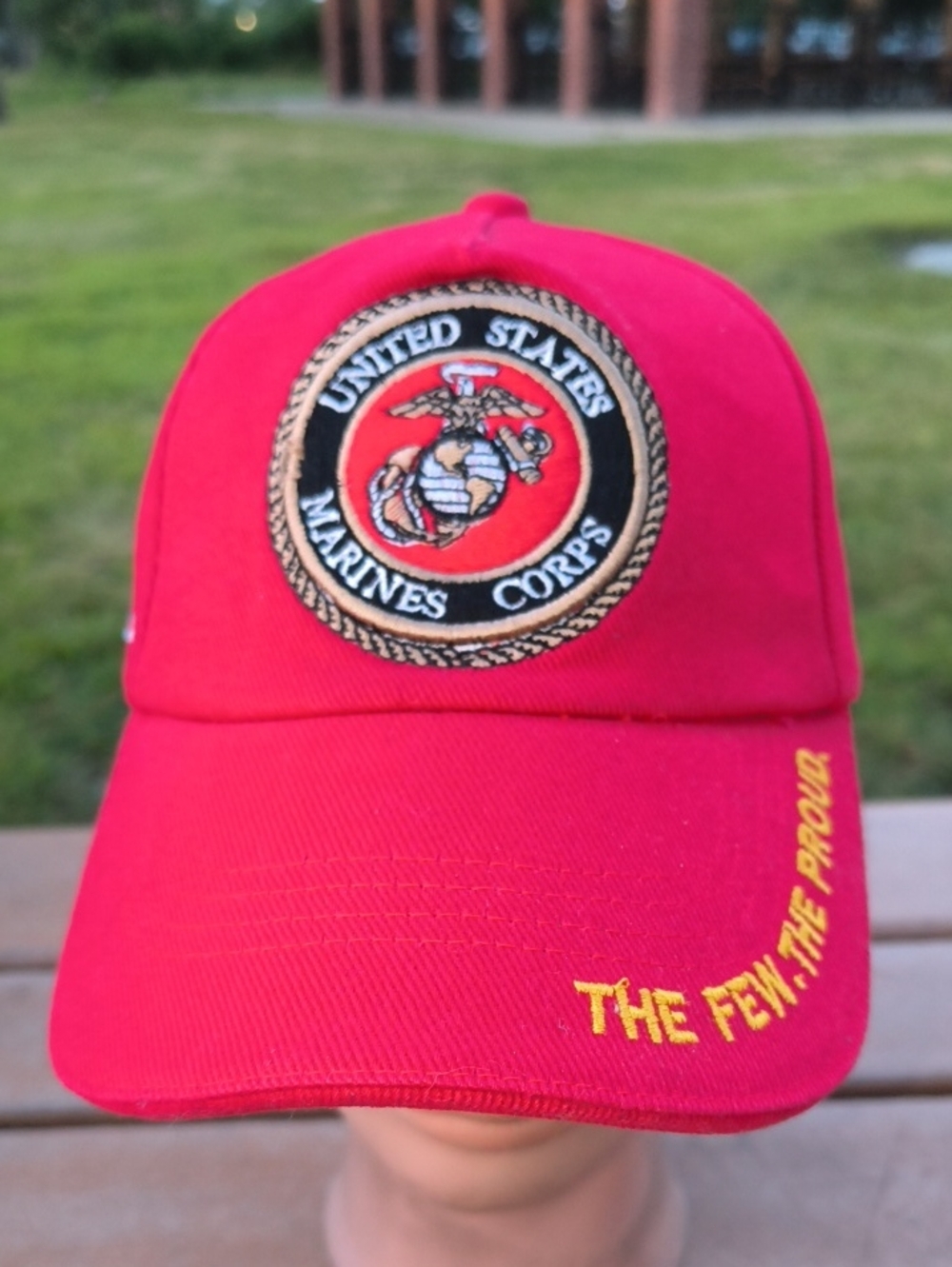 United States Marines Corps Embroidered Logo Strapback Cap Hat OSFA